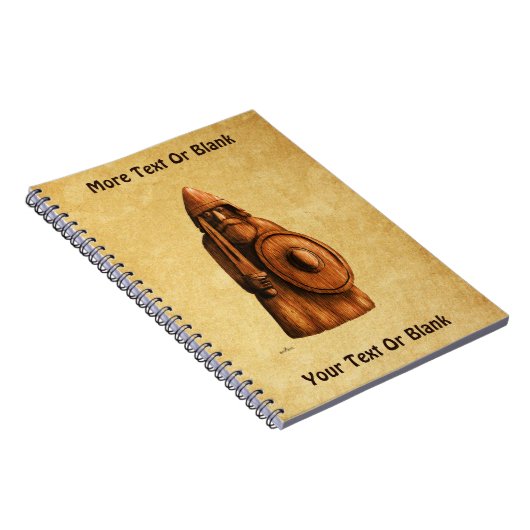 rustieke viking notitieboek (Rechterzijde)