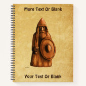 rustieke viking notitieboek (Voorkant)