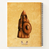 rustieke viking notitieboek (Achterkant)