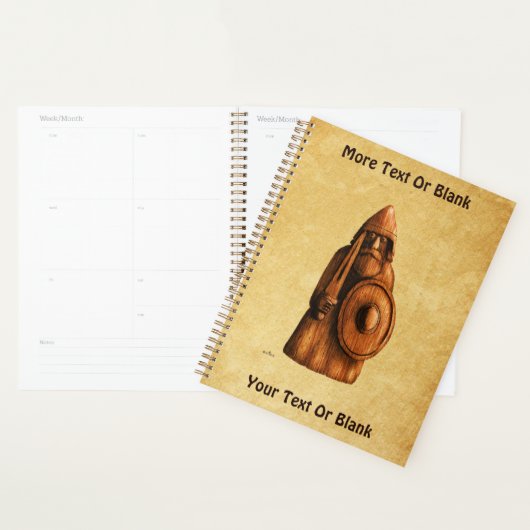 rustieke viking planner (Display)