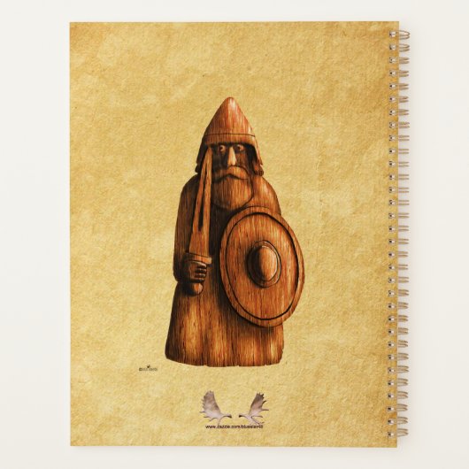 rustieke viking planner (Achterkant)