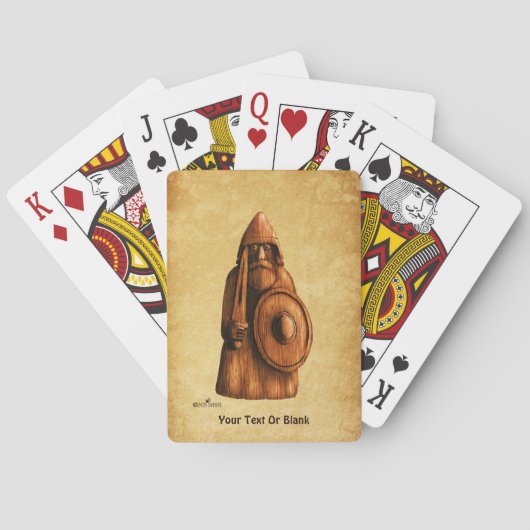 Rustieke Viking Pokerkaarten (Achterkant)