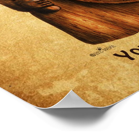 rustieke viking poster (Hoek)