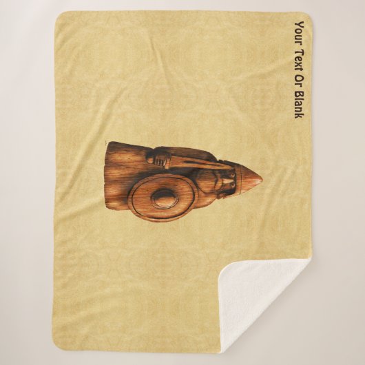 rustieke viking sherpa deken (Voorkant)