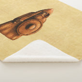 rustieke viking sherpa deken (3/4)