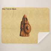 rustieke viking sherpa deken (Voorkant (horizontaal))