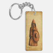 Rustieke Viking Sleutelhanger (Voorkant Links)