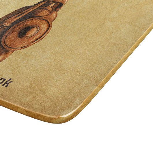 rustieke viking snijplank (Hoek)