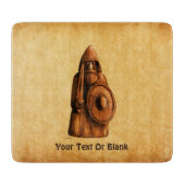 rustieke viking snijplank (Voorkant)