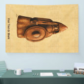 rustieke viking spandoek (Beurs)