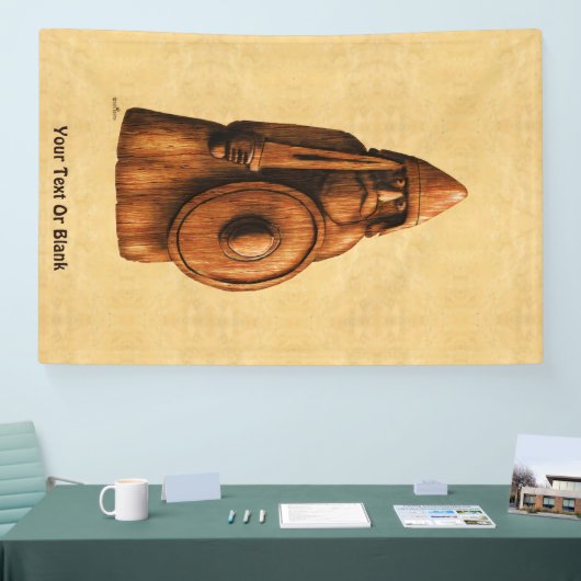 rustieke viking spandoek (Beurs)