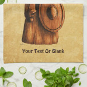 rustieke viking theedoek (Gevouwen)