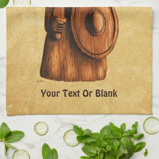 rustieke viking theedoek (Gevouwen)