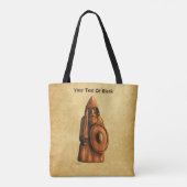rustieke viking tote bag (Achterkant)