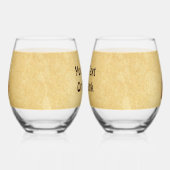 Rustieke Viking Wijnglas Zonder Voet (Links)