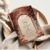 Rustieke Vineyard Archway Wedding Kaart