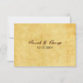 Rustieke vintage, Anker Nautica Bruiloft RSVP 3.5  (Achterkant)