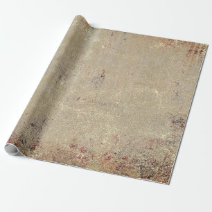 Rustieke vintage beige bruine grunge textuur cadeaupapier