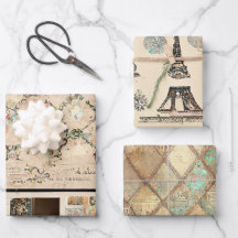 Rustieke Vintage Romantisch Parijs