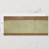 Rustieke vintage trouwkaarten met RSVP Kaart (Achterkant)