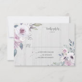 Rustieke Violet Paarse Lavendel Rozen RSVP (Voorkant)