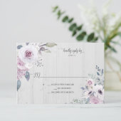 Rustieke Violet Paarse Lavendel Rozen RSVP (Staand voorkant)