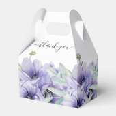 Rustieke Violet Zomer Wild Floral Wedding Bedankdoosjes (Achterkant)