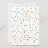 Rustieke visser op weg naar Baby shower Kaart (Achterkant)