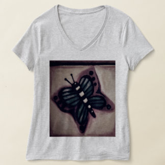 Rustieke vlinder Basic T-shirt, KLEIN T-shirt