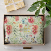 Rustieke vlinders en bloemen Decoupage papier (Geschenk)