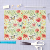Rustieke vlinders en bloemen Decoupage papier (Craft)