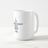 Rustieke vogelverschrikker koffiemok (Voorkant rechts)