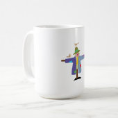 Rustieke vogelverschrikker koffiemok (Voorkant links)