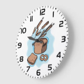 Rustieke volkoren brood boerderij eten grote klok (Hoek)