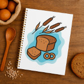 Rustieke volkoren brood boerderij eten planner