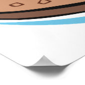 Rustieke volkoren brood boerderij eten poster (Hoek)