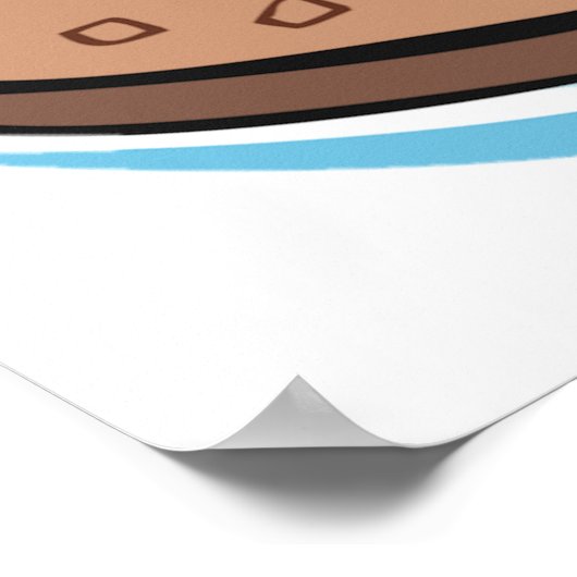 Rustieke volkoren brood boerderij eten poster (Hoek)