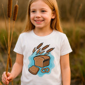 Rustieke volkoren brood boerderij eten t-shirt