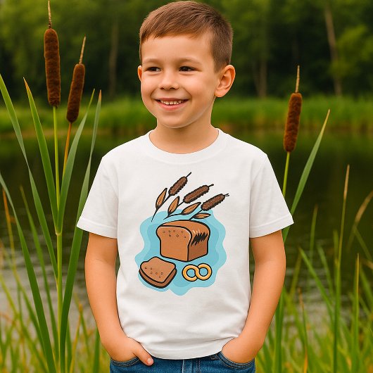 Rustieke volkoren brood boerderij eten t-shirt