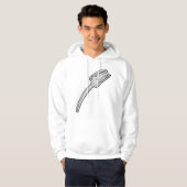 Rustieke  vork retro bestek hoodie (Voorkant volledig)