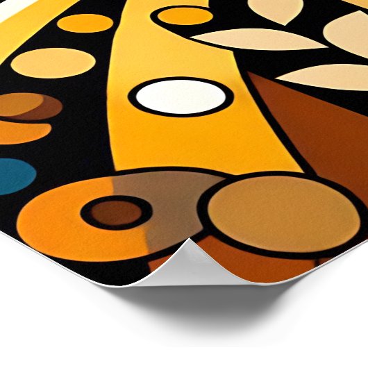 rustieke vortex poster (Hoek)