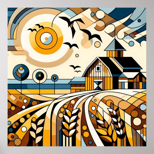 rustieke vortex poster (Voorkant)