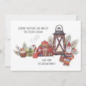 Rustieke Vrede Liefde Vreugde Kerst Foto Persoonli (Voorkant)