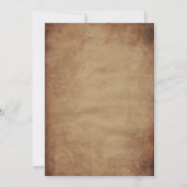 Rustieke Vrijmetselaar Black Masonic Kaart (Achterkant)