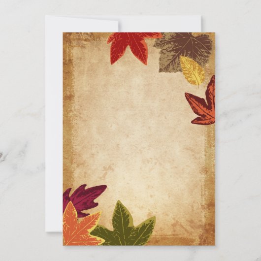 Rustieke vrijmetselaarsuitnodiging Sjablonen | Vri Kaart (Achterkant)