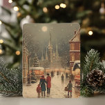 Rustieke vrolijke kerst familie feestdagenkaart<br><div class="desc">Vier de warmte en charme van het vakantieseizoen met onze rustieke vrolijke kerst Kaart. Deze prachtig ontworpen kaart legt de essentie van een gezellige,  landelijke kerst vast met zijn handgemaakte look en feel.</div>