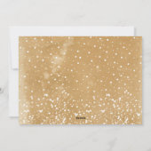 Rustieke vrolijke kerstboom scène feestdagenkaart (Achterkant)