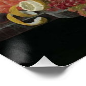 Rustieke vruchten ontmoeten dromerige zonsondergan perfect poster (Hoek)