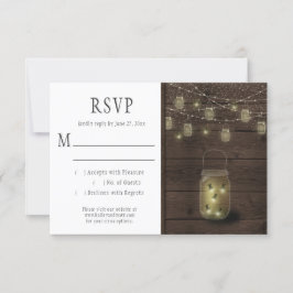 Rustieke vuurvliegjes Mason Jars String Lights RSV RSVP Kaartje