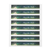 Rustieke vuurvliegjes nachtfeest Wrap-around label Omwikkelbaar Adreslabel (Vel)